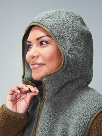 plus size sherpa hoodie