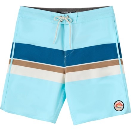 O'Neill Cruzer Stripe Scallop 16" Board Shorts - Boys' 0