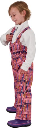Obermeyer Snoverall Print Bib Snow Pants - Toddlers'/Kids' 4