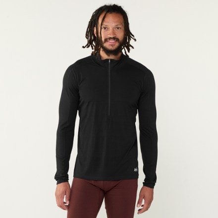 REI Co-op Merino 185 Long-Sleeve Half-Zip Base Layer Top - Men's 2