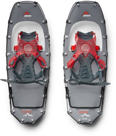 Lightning Ascent Snowshoes - Men's [Top view (Black)]