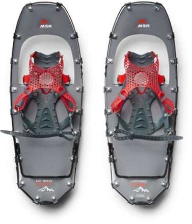 MSR Lightning Ascent Snowshoes - Men's Top view (Black)