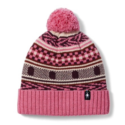 Smartwool Fairisle Fleece Lined Beanie Pink