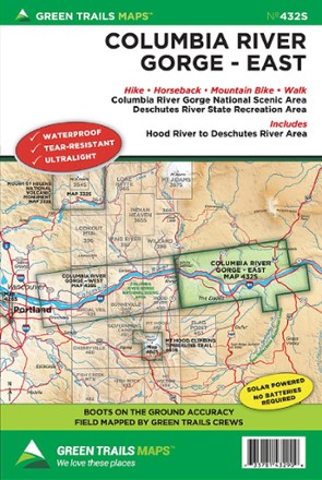 Green Trails Map 432S - East Columbia River Gorge 0