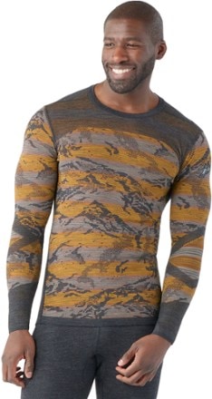 Smartwool Intraknit Thermal Merino Pattern Crew Base Layer Top - Men's 1