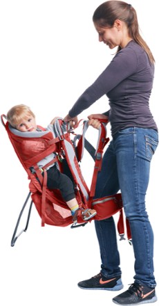 Deuter Kid Comfort Active Child Carrier Backpack - Lightweight, Ventilated, Adjustable, TUV Certified For Hiking