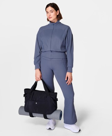 Sweaty Betty Super Soft Zip-Up Bomber Top - Women's 5