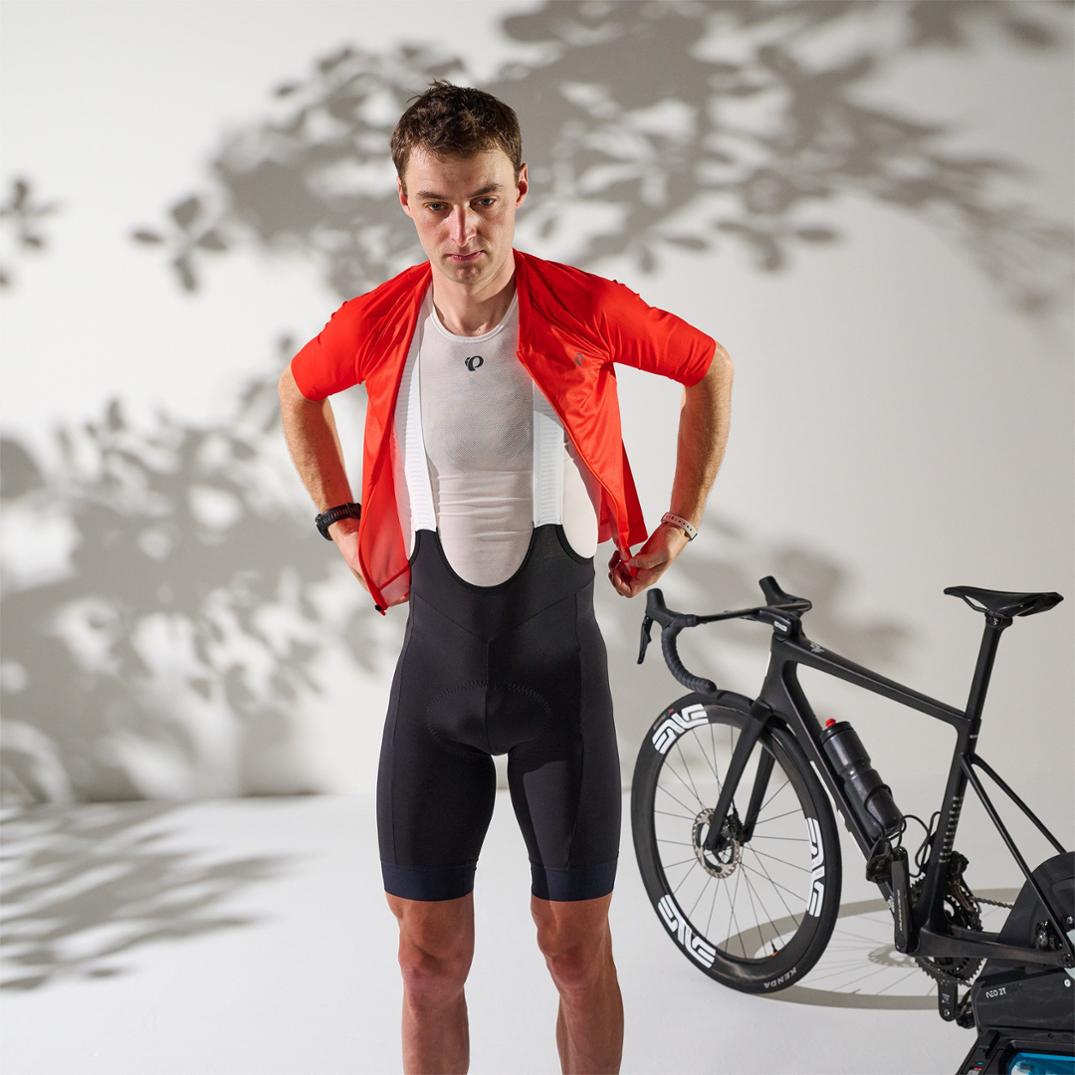Location Image for PI Red Bib Cycling Shorts - Men's