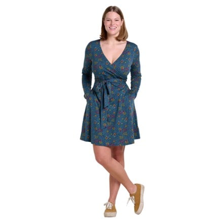 Toad&Co Cue Wrap Long-Sleeve Dress 5