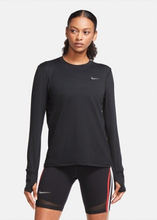 Nike Element Long-Sleeve Crew Running Top - Women's 0