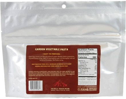 Trailtopia Garden Vegetable Pasta - 2 Servings 1