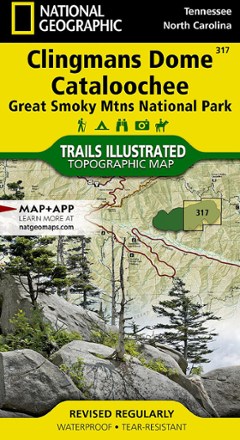 National Geographic Clingmans Dome / Cataloochee Topographic Map 0