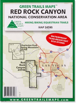 Green Trails Map 2474S - Red Rock Canyon National Conservation Area  