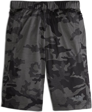 north face camo shorts