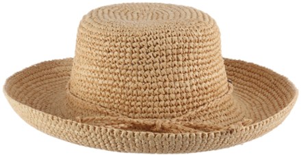 Scala Sienna Petite Crochet Raffia Sun Hat - Women's 1
