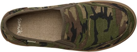 Sanuk Tideline Hemp Camo Shoes - Men's 4