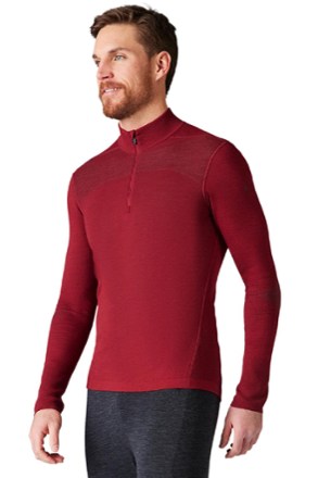 Smartwool Intraknit Thermal Merino Quarter-Zip Base Layer Top - Men's 1
