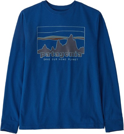 Patagonia Long-Sleeve Regenerative Organic Certified Cotton Graphic T-Shirt - Kids