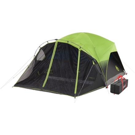 Coleman Carlsbad 6-Person Dark Room Dome Tent with Screened Porch 0