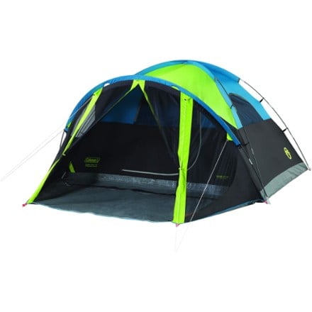 Coleman Carlsbad 4-Person Dark Room Dome Tent with Screen Room 0