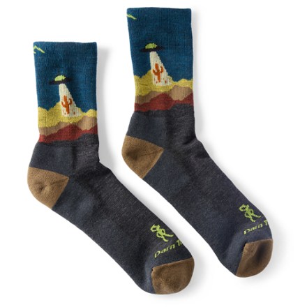 Darn Tough Spaced Out Micro Crew Lightweight Hiking Socks - Men's 1