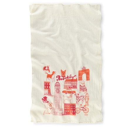 Claudia Pearson Brooklyn Dogs Tea Towel 1