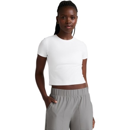 Beyond Yoga Featherweight Cropped T-Shirt - Women's 0