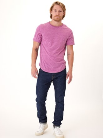 Threads 4 Thought Triblend Contrast Stitch Crew T-Shirt - Men's 2