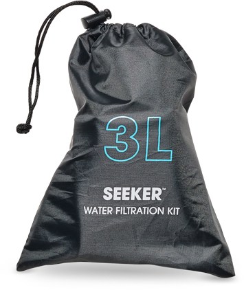HydraPak Seeker 3 L Collapsible Water Container + Filter Cap - 100 fl. oz. 3