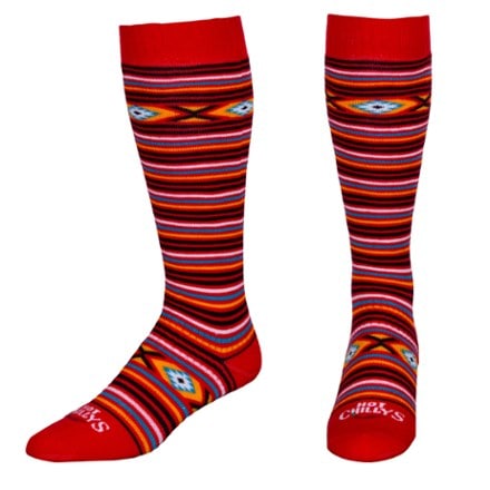 Hot Chillys Serape Mid Volume Ski Socks - Men's 0