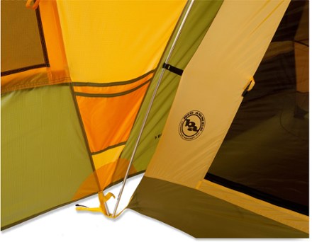 Color Coded Webbing and vestibule pockets (Yellow/Moss)