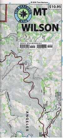 Tom Harrison Cartography Mount Wilson Trail Map 0