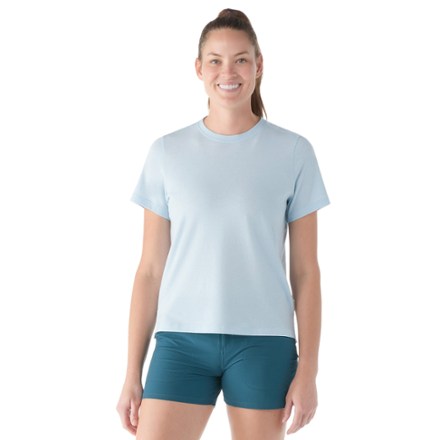 Smartwool Smartwool Women's Everyday Perfect Crew T-Shirt  Blue S - $39.97 at REI.com