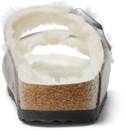 Birkenstock Arizona Shearling Oiled Leather Sandals - Women's 3