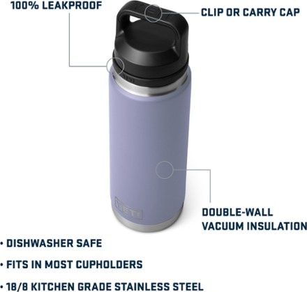 YETI Rambler Vacuum Water Bottle with Chug Cap - 26 fl. oz. 4