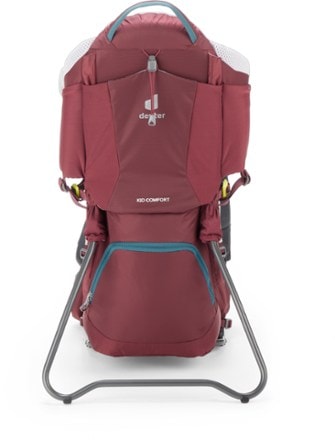 Deuter Kid Comfort Child Carrier Back view (Maroon)