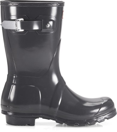 womens black matte hunter boots