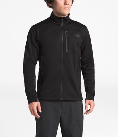 men's the north face canyonlands full zip black