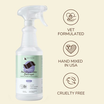 kin+kind Pee+Stain+Odor Destroyer - Fabric and Carpet 2