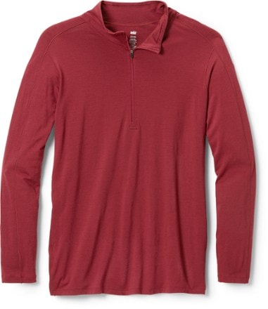 REI Co-op Merino 185 Long-Sleeve Half-Zip Base Layer Top - Women's Plus Sizes 0