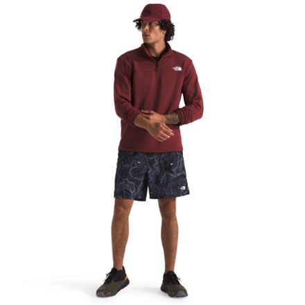 The North Face Cedar Trail Grid Fleece Quarter-Zip Pullover - Men's 3