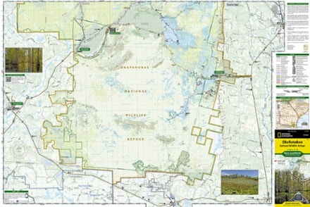 National Geographic Okefenokee National Wildlife Refuge Topographic Map 1