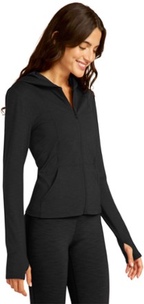 Beyond Yoga Heather Rib Morning Jog Hoodie - Women's 2
