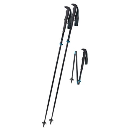 Komperdell Carbon FXP4 Approach Vario Trekking Poles - Pair 0