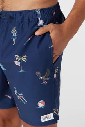 O'Neill Hermosa Elastic Waist 17" Swim Trunks - Men's 5