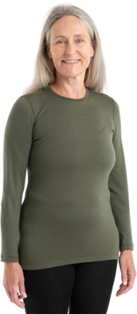 Icebreaker 260 Tech Long-Sleeve Crewe Base Layer Top - Women's 1