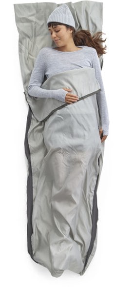 Silk Blend Sleeping Bag Liner with Pillow Sleeve