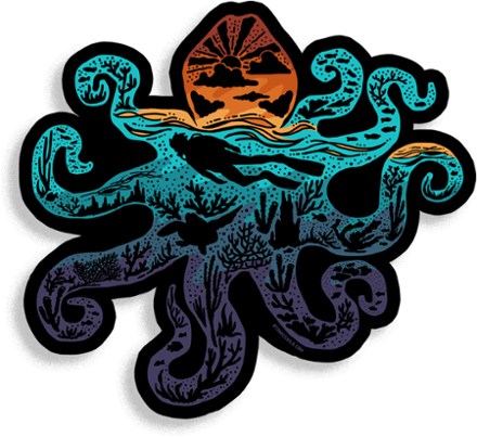 Atomicchild Octopus Sticker 0