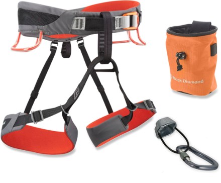 black diamond women's momentum harness package