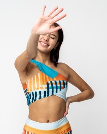 Nani Swimwear Patchwork Crop Swimsuit Top - Women's 1
